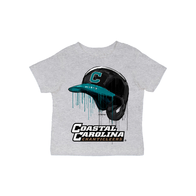  Coastal Carolina Chanticleers Vive La Fete Infant Short Sleeve T-Shirt - Gray